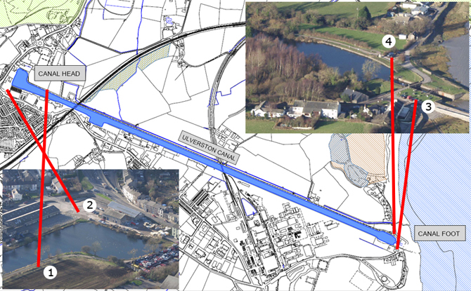 Parking Places near Ulverston Canal