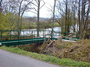 Sandhall Ponds Disabled Bridge side view
